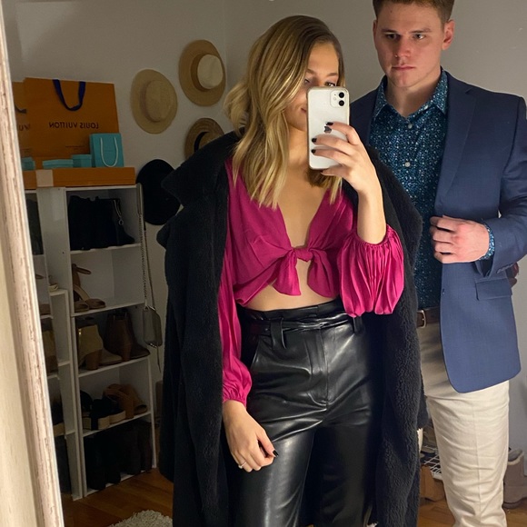 Express cropped blouse - Picture 2 of 3